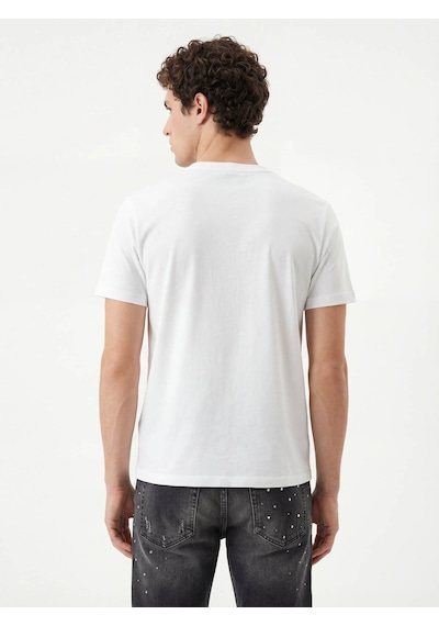 LOFT Regular Fit Erkek Tshirt K.kol Lf2041564 Q1.v1 Beyaz