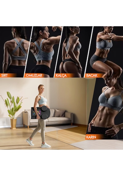 Çok Fonksiyonlu Pilates Fitness Tahtası Direnç Bant Ev Core Karın Kol Sırt Güçlendirme Egzersiz Siyah Renk Çorap Hediye