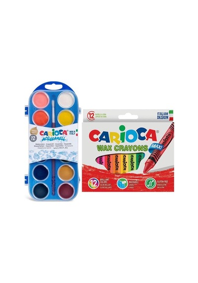 Carioca Yıkanabilir Pastel Boya Ve Sulu Boya Seti