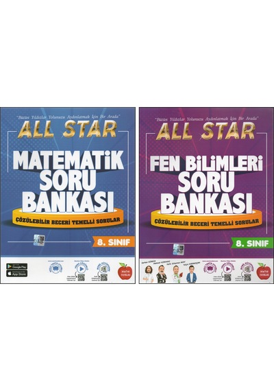 Newton 8. Sınıf All Star Matematik+fen Bilimleri 2 Kitap