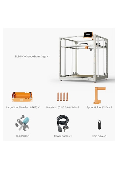 Elegoo Orangestorm Giga 3d Yazıcı