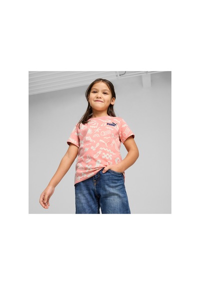 Puma 68515618 Sandy Adventures Aop Tee Pink Fruit Çocuk T-shırt 3 - 4 Yaş Pembe