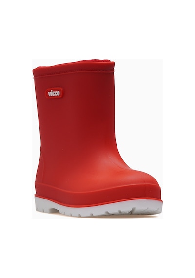 Vicco Mellow Unisex Çocuk Polarlı Su Geçirmez Yağmur Çizmesi 26k 946.230 Bu Kırmızı