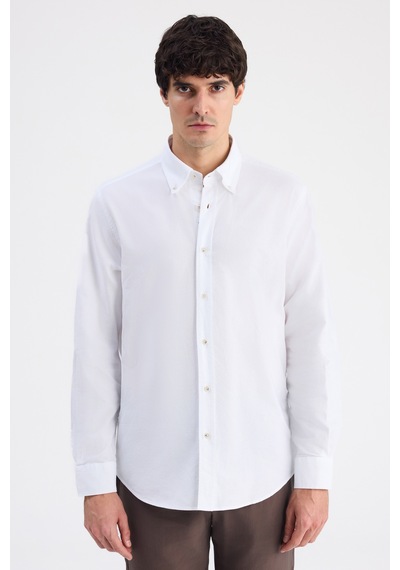 D'S Damat Ds Damat Comfort Beyaz Oxford Gömlek 6hc02hd11304m Çok Renkli