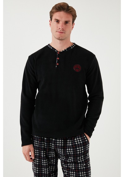 Buratti Erkek Pijama Takımı 6096100 Siyah Siyah