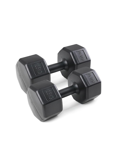 Ps Spor Ev Ve Spor Salonu İçin,vinly Kaplama 2 X 12.5 Kg Dambıl Set Siyah