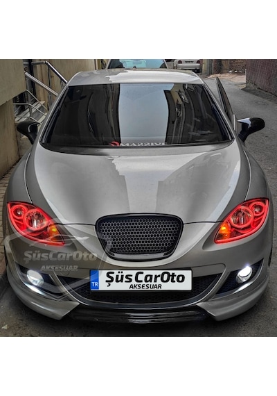 Seat Leon Mk2 2005-2008 Makyajsız Kasa İle Uyumlu Batman Yarasa Ayna Kapağı Piano Black Abs Plastik 00 Şüscaroto Aksesuar