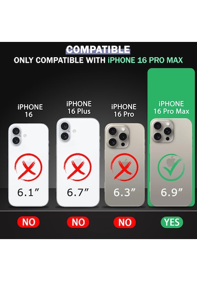 Apple Uyumlu   iPhone 16 Pro Max Hayalet Cam Ekran Koruyucu Otomatik Hizalamalı
