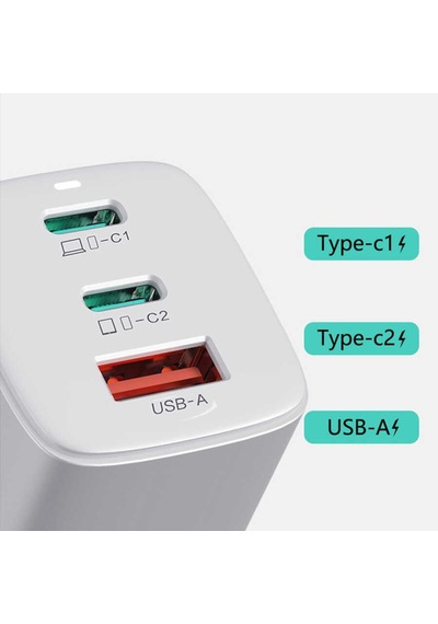 Wiwu Gan Tech Gtc6521-65W Power Adaptör Wiwu Gan Tech Gtc6521-65W Power Adaptör