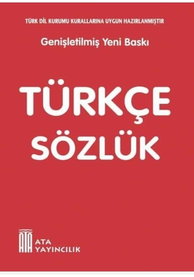 Mini Türkçe Sözlük- İngilizce Sözlük Plastik Kapak