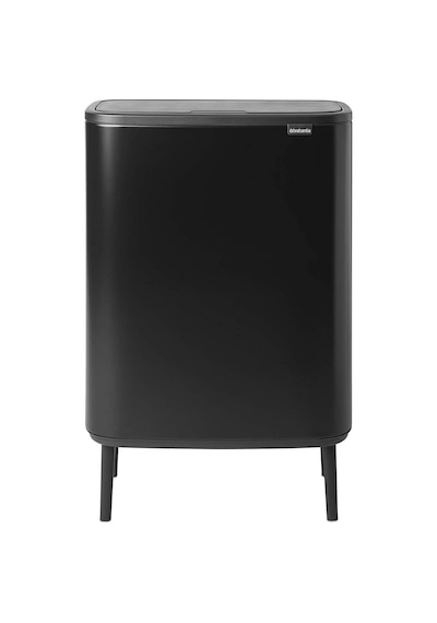 Brabantia Çöp Kutusu 60 Lt Bo Touch Dokunmatik Kapak Matt Siyah 1 Siyah