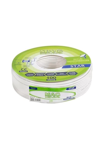 Hubrendy Sh Mag Rg6-u4 İthal Anten Kablosu 100 Metre