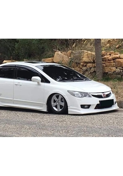 Honda Civic Fd6 Makyajlı Kasa Typer Ön Ek Karlık Plastik Mat Siyah 2009 2010 2011 2012 Karlık+bodykit+ek