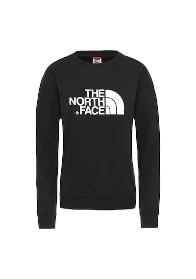 The North Face Drew Peak Kadın Siyah Bisiklet Yaka Sweatshirt NF0A3S4GJK31 Siyah