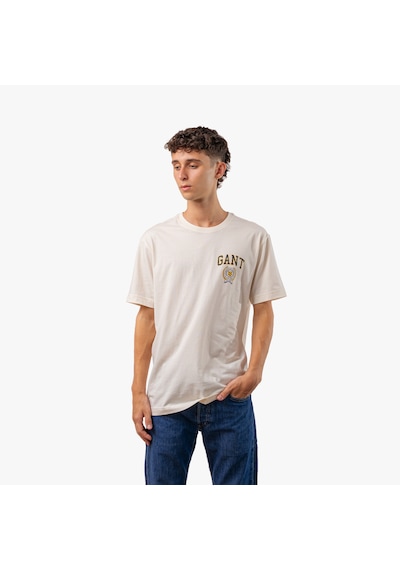 Gant Erkek T-shırt 2003262-130 2003262-130 Krem Krem