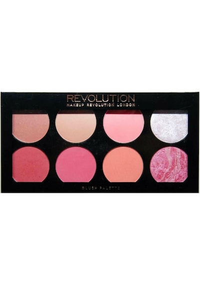 Revolution Ultra Sugar and Spice 8'li Mat Ve Işıltılı Allık Palet