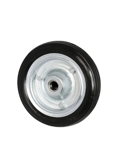 Rulmanlı Teker Siyah - 250x50 - Scr Hks360 - 1 Adet Çok Renkli