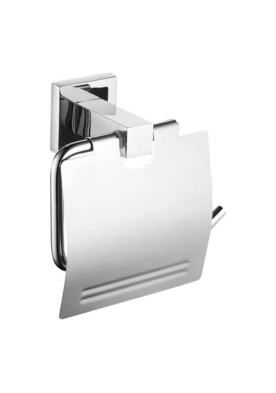 Fause Kapaklı Tuvalet Kağıtlık Tetra Krom
