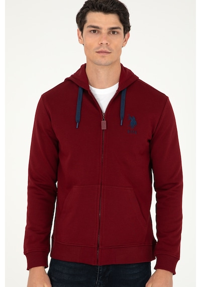 U.s. Polo Assn. Erkek Bordo Sweatshirt 50289028-vr014 Bordo