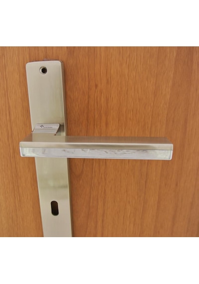 System Larissa Inox Cr-Nb Aynalı Kapı Kolu Oda