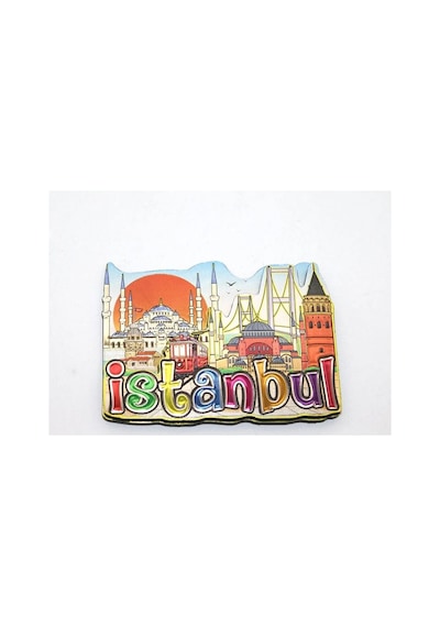 İstanbul Temalı Buzdolabı Magneti 8x6 Cm