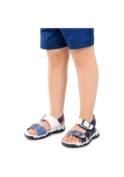 Kiko Kids Erkek Çocuk Sandalet Arz 2359 Lacivert - Mavi