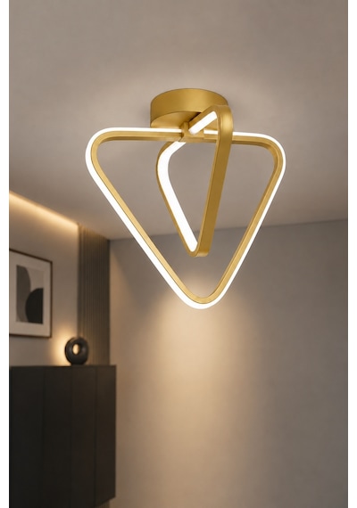 AvizeGO Urban Led Plafonyer Avize Beyaz Işık Eskitme