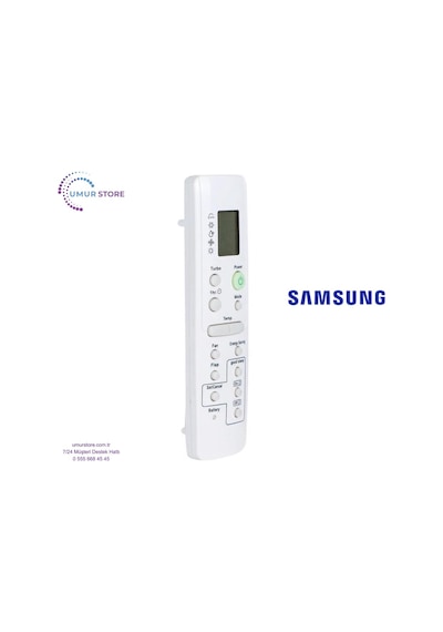 Samsung Sh09awh Uyumlu Klima Kumandası