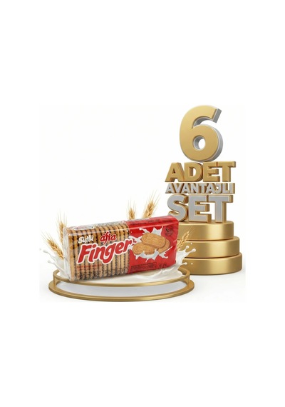 Afia Sütlü Finger Bisküvi 6x140 Gr
