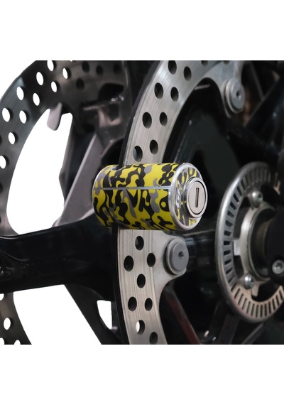 GP Kompozit Universal Motosiklet Disk Kilidi Kamuflaj