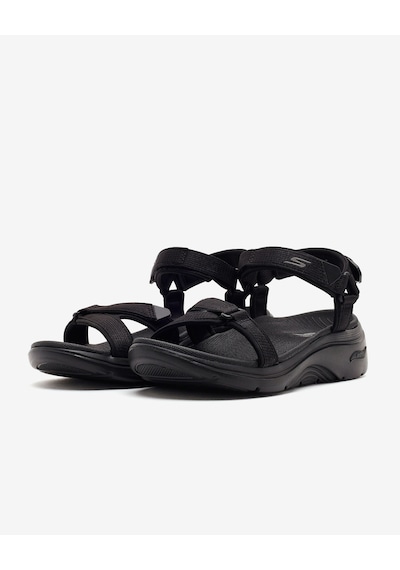 Skechers Go Walk Arch Fıt 2.0 Sandal Kadın Siyah Sandalet 140876 Bbk Siyah