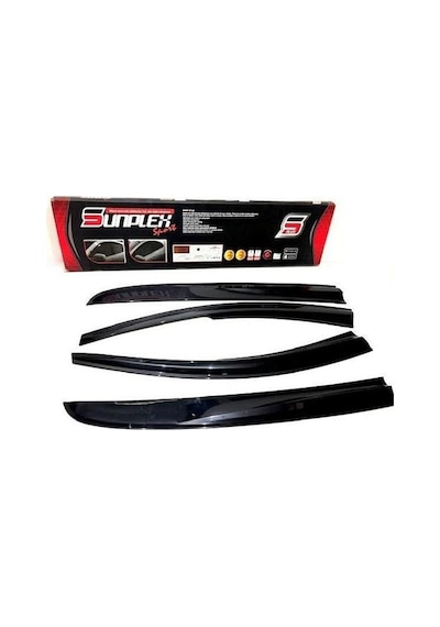 Fiat Albea Cam Rüzgarlığı Ön-Arka 4 Lü Set