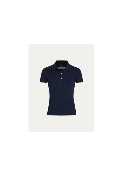 Tommy Hilfiger Kadın Lacivert Polo T-shirt Lacivert