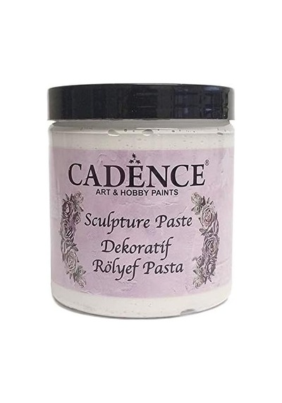 Dekoratif Rölyef Pasta - Sculpture Paste 250ml Beyaz