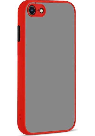 Apple Uyumlu iPhone Se 2020 Kılıf Zore Hux Düğme Ve Kapak Zıt Renk Kılıf