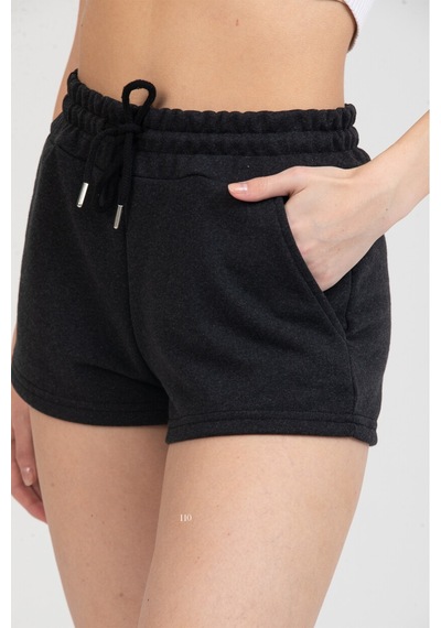 Twenty3 Kadın Beli Lastikli Basic Kısa Cepli Şort 001