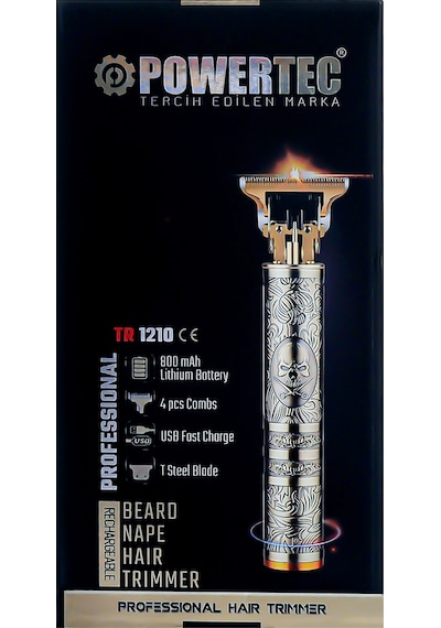 Powertec TR-1210 Sakal Ense Tıraş Makinesi