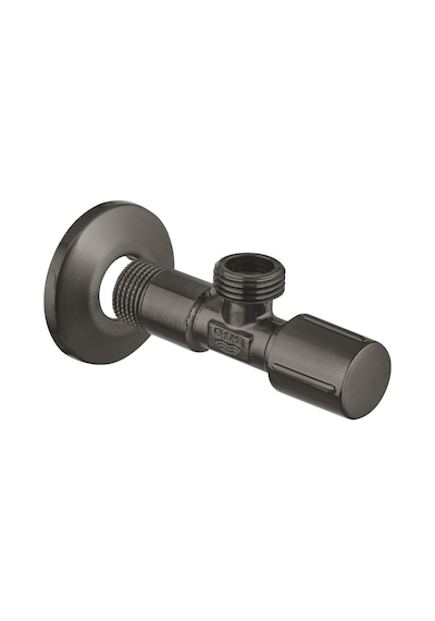 Grohe 22041al0 Ara Musluk 1/2 Giriş 1/2 Çıkışlı Fırçalı Sert Grafit Siyah