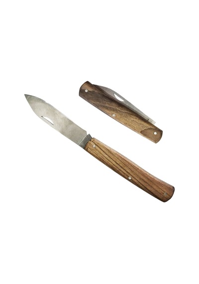 Zargana Aşı Bıçağı Ahşap Sap 20cm - Denizli