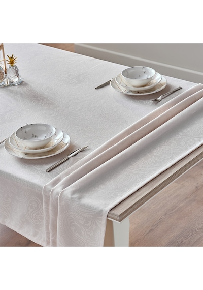 Doqu Home Glory Masa Örtüsü 140x240cm - Bej Bej