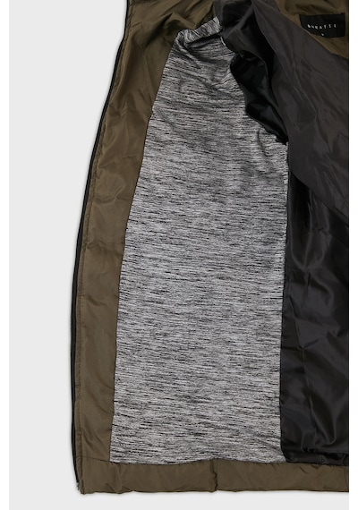 Buratti Dik Yaka Fermuarlı Cepli Slim Fit Şişme Erkek Mont 649002 Haki