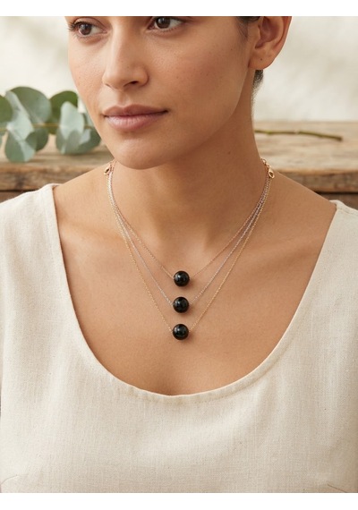 925 Ayar Gümüş Minimalist Oltu Taşı Kolye.rose.gold.rodaj Renk Seçeneği