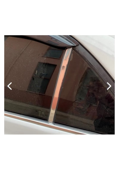 Hyundai Accent Admira 2000-2006 Uyumlu Cam Kelebek 2 Parça Krom Paslanmaz Çelik