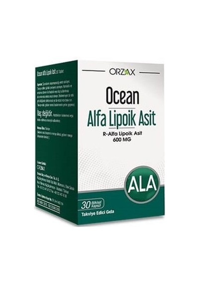 Alfa Lipoik Asit Takviye Edici Gıda 30 Tablet