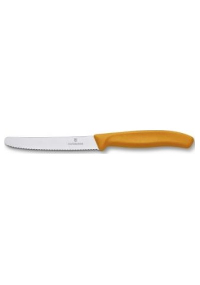 Victorinox 6.7836.L119 11Cm Tırtıklı Domates & Sosis Bıçağı Trncu Turuncu