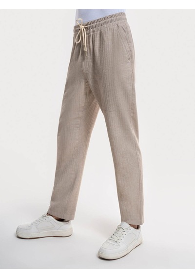 Regular Fit Bej Erkek Pantolon Lf2035171 Bej