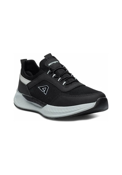 Acropol 137-26 Anorak Slip On Anatomik Erkek Sneaker Siyah Gümüş Siyah