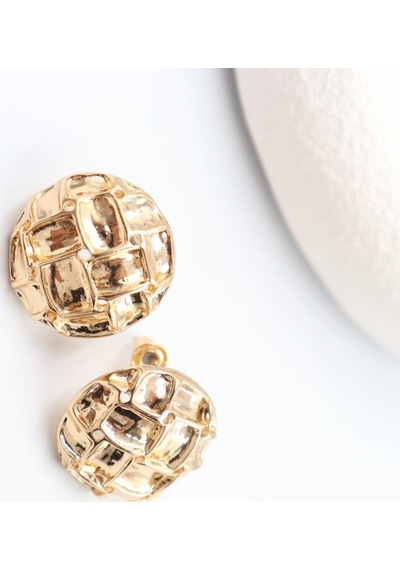 Gold Çelik Küpe 2 Cm Çok Renkli 27449445