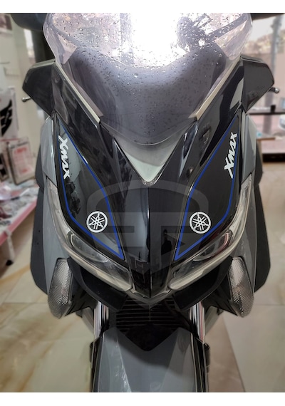 Yamaha Xmax 2014-2017 Full Body Kit Sticker Pad Siyah Mavi