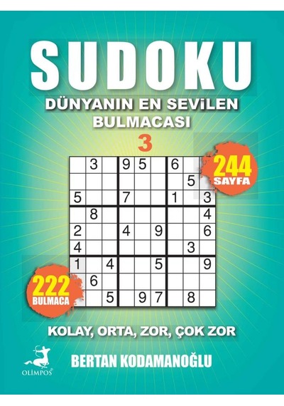 Sudoku-Dünyanın En Sevilen Bulmacası 3 - Ahmet Ayyıldız - Olimpos Yayınları